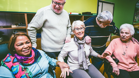 A group of community members.